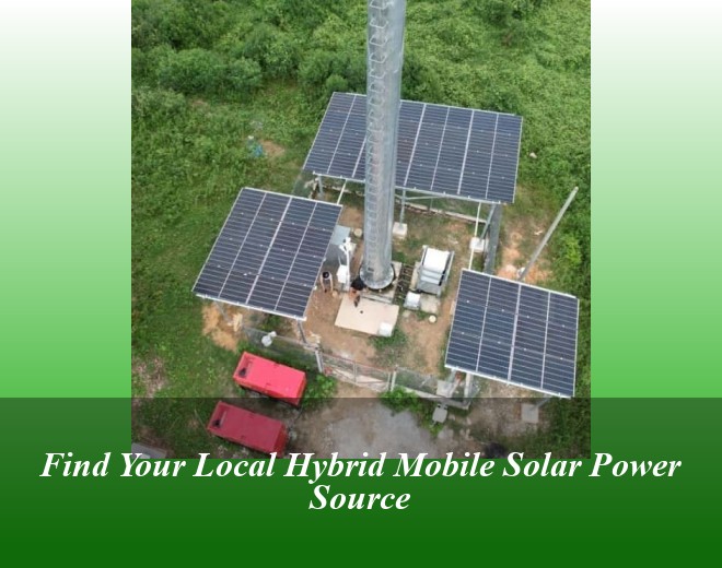 Find Your Local Hybrid Mobile Solar Power Source